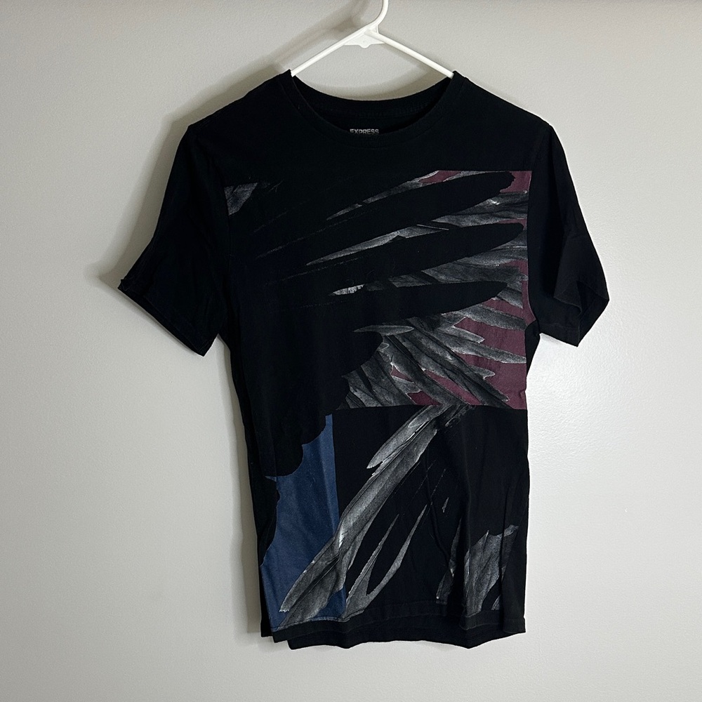 Express Black and Blue Graphic Tee 3/$20 or 5/$30 Bundle Deal